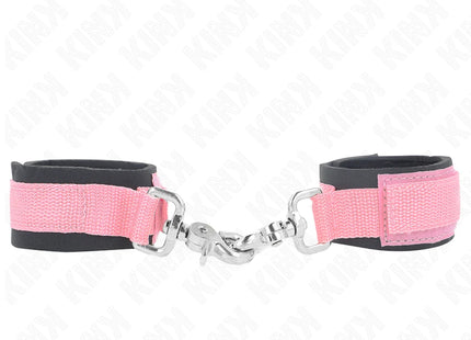 KINK - VERSTELLBARE NEOPREN-HANDHANDFESSELN ROSA VERSTELLBAR 22-34 CM
