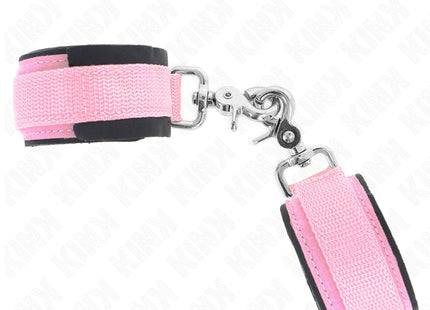 KINK - VERSTELLBARE NEOPREN-HANDHANDFESSELN ROSA VERSTELLBAR 22-34 CM
