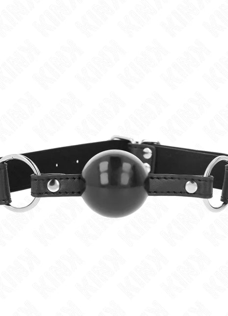 KINK - WEICHER UND FESTER KUGELKOPF 4 CM MIT KUNSTLEDERBAND 62 x 2,5 CM VERSTELLBAR 42-58 CM