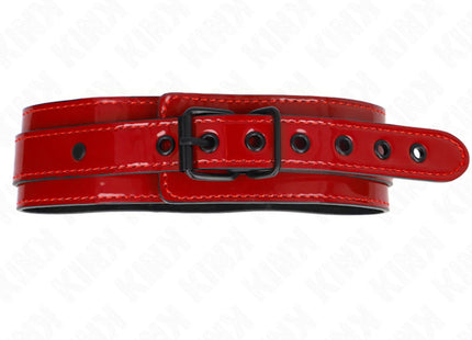 KINK - WEINROTE VERSTELLBARE HALSKETTE 37,5-49,5 CM X 5 CM