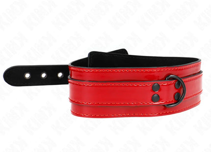 KINK - WEINROTE VERSTELLBARE HALSKETTE 37,5-49,5 CM X 5 CM