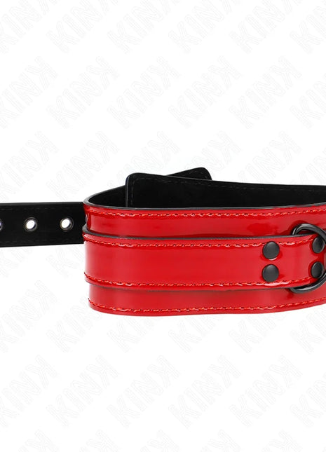 KINK - WEINROTE VERSTELLBARE HALSKETTE 37,5-49,5 CM X 5 CM