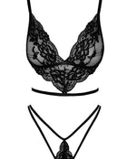 KISS240 zweiteiliges Set aus Spitze von Kissable - S/M / Black - Sexy Dessous-Set