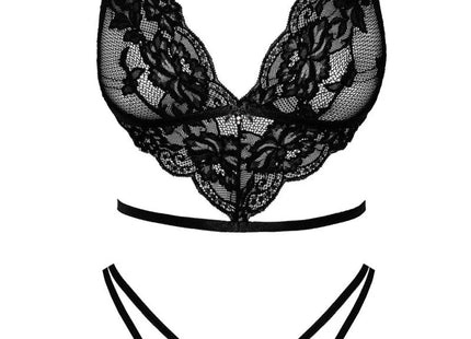 KISS240 zweiteiliges Set aus Spitze von Kissable - S/M / Black - Sexy Dessous-Set