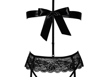 KISS244 4-teiliges Set aus Spitze von Kissable - S/M / Black - Sexy Dessous-Set