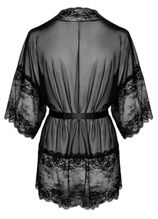 KISS245 Negligee aus Netz und Spitze von Kissable - Kimono