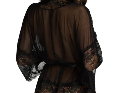 KISS245 Negligee aus Netz und Spitze von Kissable - Kimono