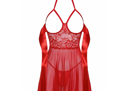 KISS247 Negligee aus Netz und Spitze von Kissable - Negligee