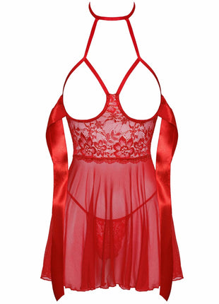 KISS247 Negligee aus Netz und Spitze von Kissable - Negligee