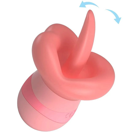 KYLEE ZUNGEN-KLITORIS-STIMULATOR 10 VIBRATIONEN - NUDE PINK - Auflegvibrator