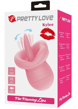 KYLEE ZUNGEN-KLITORIS-STIMULATOR 10 VIBRATIONEN - NUDE PINK - Auflegvibrator