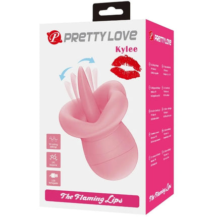 KYLEE ZUNGEN-KLITORIS-STIMULATOR 10 VIBRATIONEN - NUDE PINK - Auflegvibrator