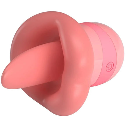 KYLEE ZUNGEN-KLITORIS-STIMULATOR 10 VIBRATIONEN - NUDE PINK - Auflegvibrator