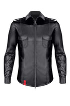 langarm Herren Shirt RMNatale001 schwarz von Regnes Fetish Planet - S / Black - Herren-Shirt