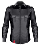 langarm Herren Shirt RMNatale001 schwarz von Regnes Fetish Planet - S / Black - Herren-Shirt