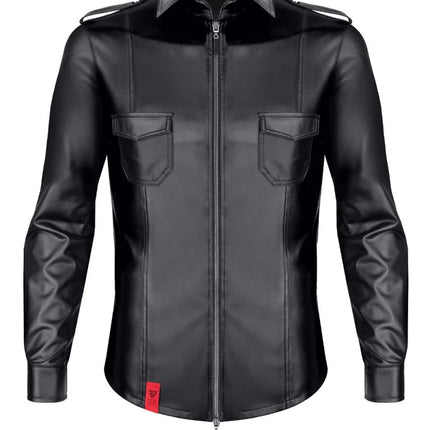 langarm Herren Shirt RMNatale001 schwarz von Regnes Fetish Planet - S / Black - Herren-Shirt