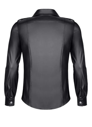 langarm Herren Shirt RMNatale001 schwarz von Regnes Fetish Planet - Herren-Shirt