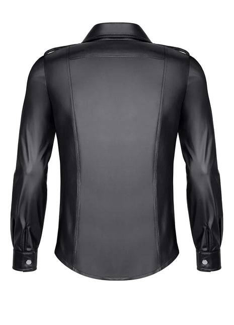 langarm Herren Shirt RMNatale001 schwarz von Regnes Fetish Planet - Herren-Shirt