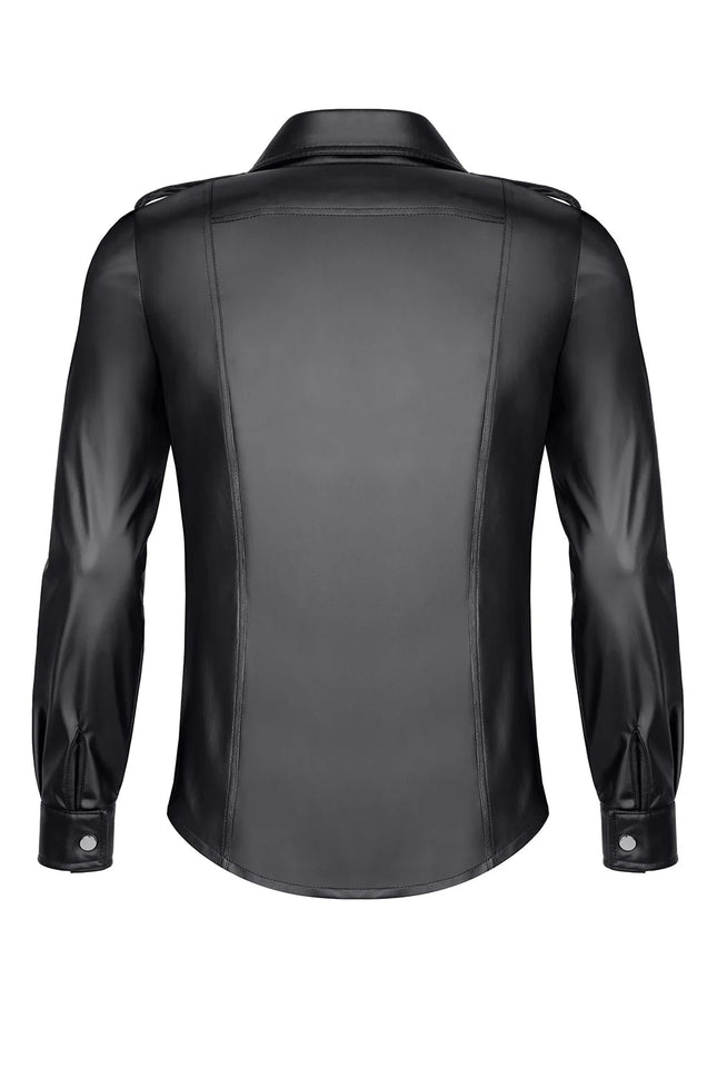langarm Herren Shirt RMNatale001 schwarz von Regnes Fetish Planet - Herren-Shirt