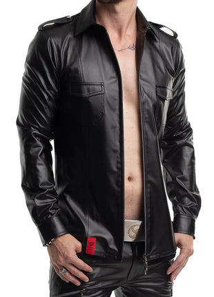 langarm Herren Shirt RMNatale001 schwarz von Regnes Fetish Planet - Herren-Shirt