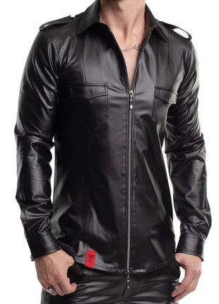 langarm Herren Shirt RMNatale001 schwarz von Regnes Fetish Planet - Herren-Shirt