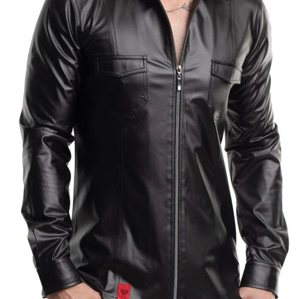 langarm Herren Shirt RMNatale001 schwarz von Regnes Fetish Planet - Herren-Shirt