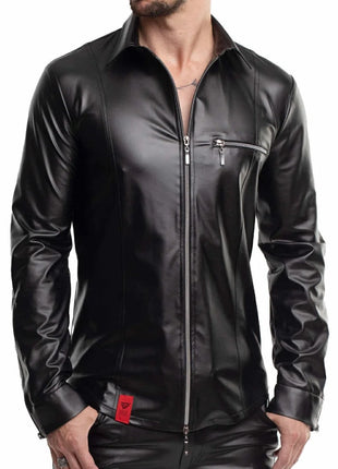 langarm Herren Shirt RMPasquale001 schwarz von Regnes Fetish Planet - Herren-Shirt