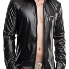 langarm Herren Shirt RMPasquale001 schwarz von Regnes Fetish Planet - Herren-Shirt