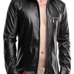 langarm Herren Shirt RMPasquale001 schwarz von Regnes Fetish Planet - Herren-Shirt