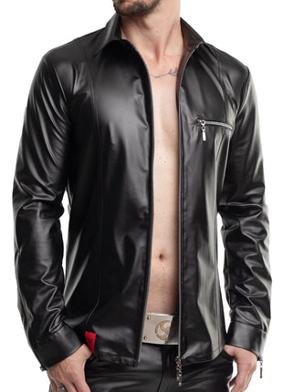 langarm Herren Shirt RMPasquale001 schwarz von Regnes Fetish Planet - Herren-Shirt