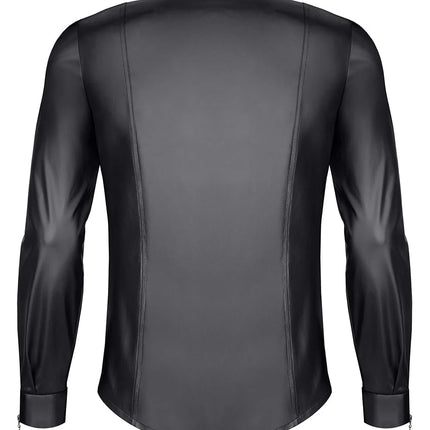 langarm Herren Shirt RMPasquale001 schwarz von Regnes Fetish Planet - Herren-Shirt