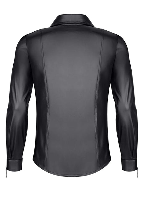 langarm Herren Shirt RMPasquale001 schwarz von Regnes Fetish Planet - Herren-Shirt