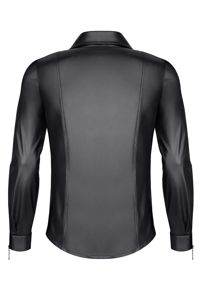 langarm Herren Shirt RMPasquale001 schwarz von Regnes Fetish Planet - Herren-Shirt