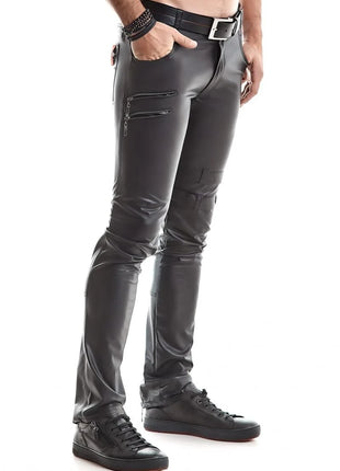 lange Herren Hose RMTommaso001 schwarz von Regnes Fetish Planet - S - 2XL / Black - Herren-Hose
