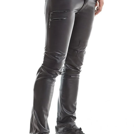 lange Herren Hose RMTommaso001 schwarz von Regnes Fetish Planet - S - 2XL / Black - Herren-Hose