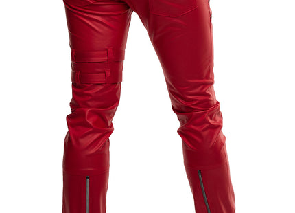 lange Herren Hose RMTommaso002 rot von Regnes Fetish Planet - Herren-Hose
