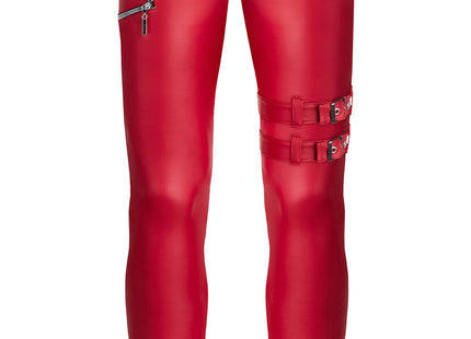lange Herren Hose RMTommaso002 rot von Regnes Fetish Planet - Herren-Hose