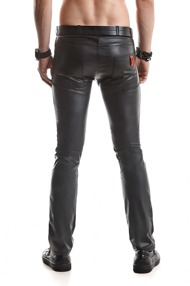 lange Herren Hose RMVincenzo001 schwarz von Regnes Fetish Planet - Herren-Hose