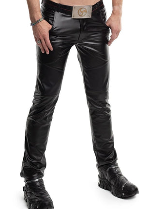 lange klassische Herren Hose RMVitale001 schwarz vob Regnes Fetish Planet - Herren-Hose
