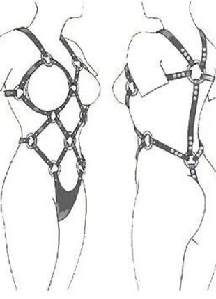 LEATHER BODY - DAMEN MIT MUTIGEM STYLING AUS LEDER - Body