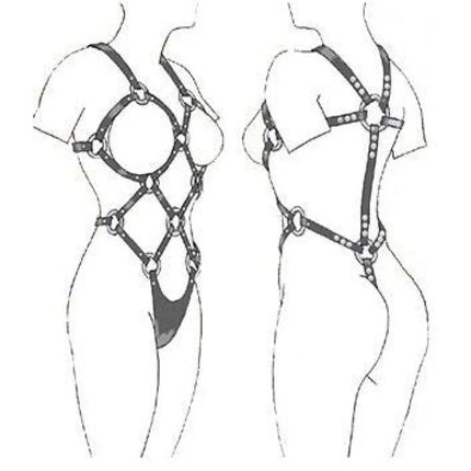 LEATHER BODY - DAMEN MIT MUTIGEM STYLING AUS LEDER - Body