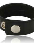 LEATHER BODY - VERSTELLBARER PENISGURT AUS SCHWARZEM LEDER