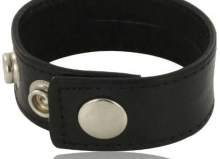 LEATHER BODY - VERSTELLBARER PENISGURT AUS SCHWARZEM LEDER