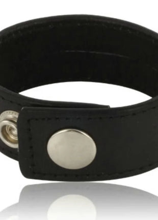 LEATHER BODY - VERSTELLBARER PENISGURT AUS SCHWARZEM LEDER