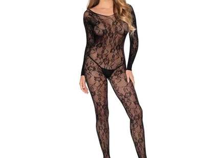 LEG AVENUE - 89366 SPITZEN-DESSOUS-BODYSTOCKING SCHWARZ - EINHEITSGRÖSSE