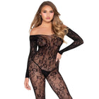 LEG AVENUE - 89366 SPITZEN-DESSOUS-BODYSTOCKING SCHWARZ - EINHEITSGRÖSSE