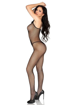 LEG AVENUE - 89375 SCHRITTLOSER NETZBODY SCHWARZ - EINHEITSGRÖSSE