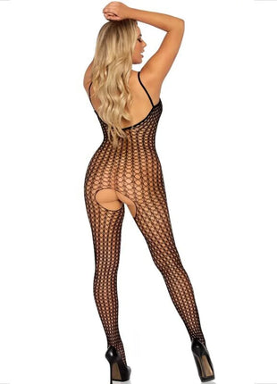 LEG AVENUE - BODYSTOCKING CROCHET SCHWARZ - Bodystocking