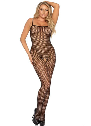 LEG AVENUE - BODYSTOCKING CROCHET SCHWARZ - Bodystocking