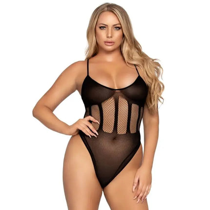 LEG AVENUE - BODYSUIT UND ROCK SET EINE GRÖSSE - Bodystocking